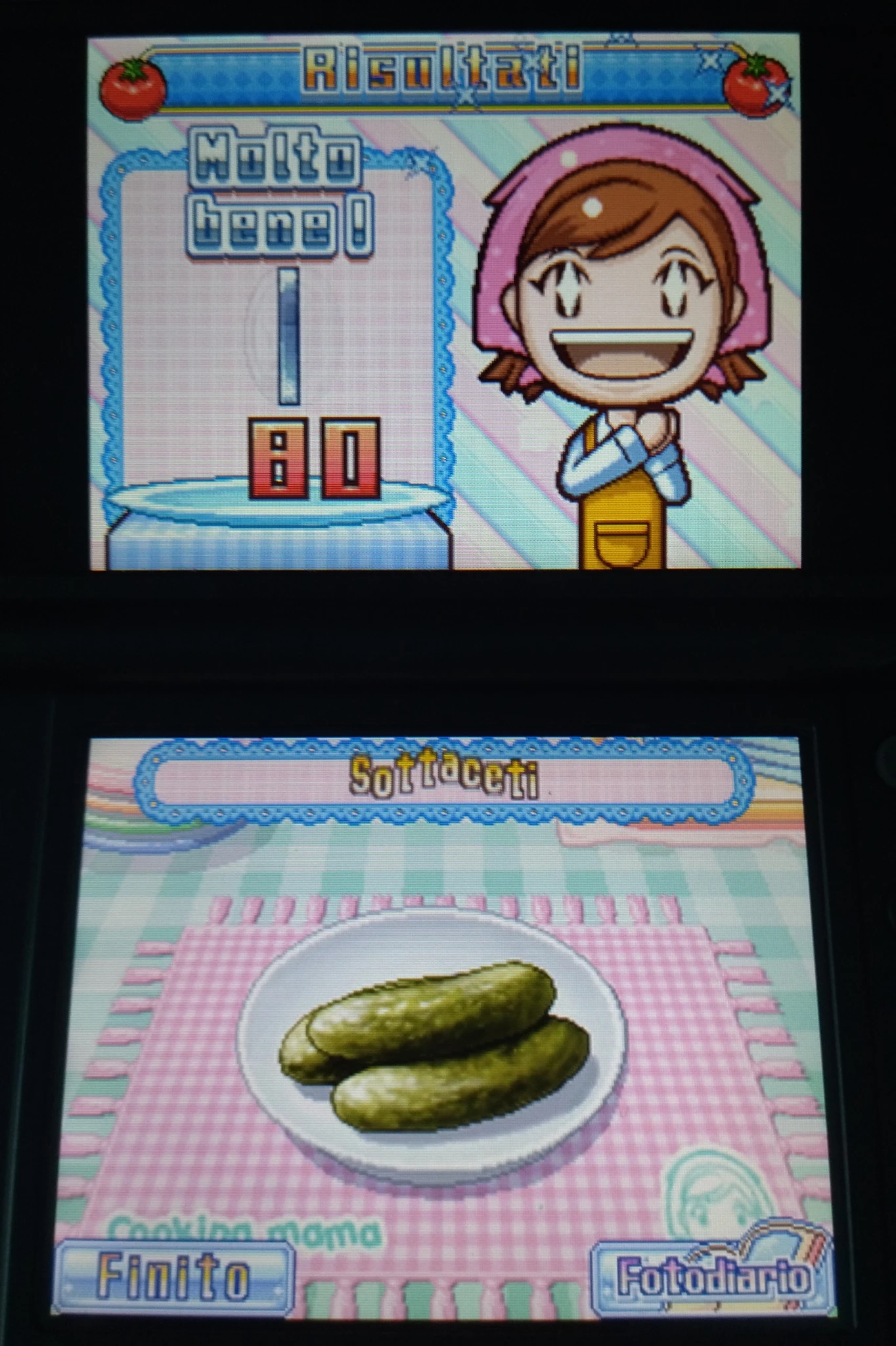 Risultati
Molto bene!
80
Sottaceti