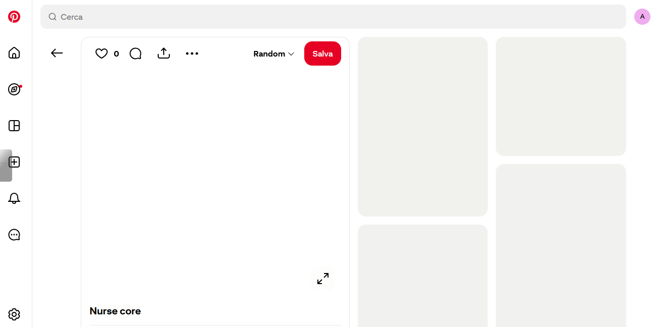 Schermata di un pin caricato a metà come descritta